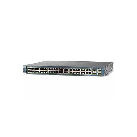 Коммутатор Cisco Catalyst WS-C3560-48PS-S (некондиция, 1 неисправный порт RJ-45, отсутствует кнопка mode)
